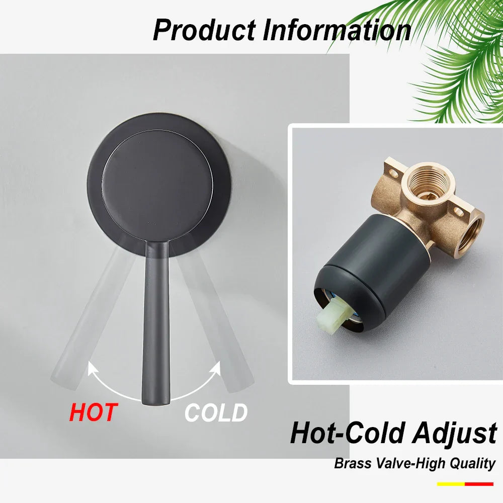 Gold Brass Wall Faucet