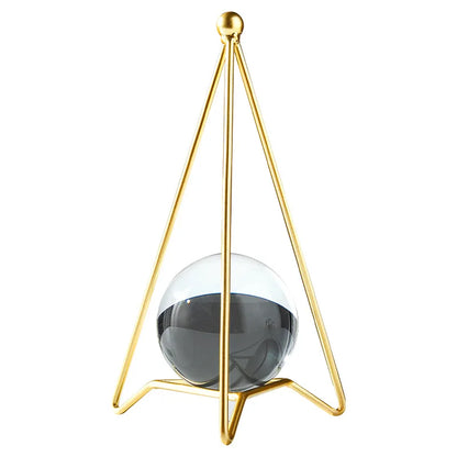 Decorbites™ Kristallkugel-Dekorationen: Nordisches Light-Luxus-Modernes Metall-Dekor für Zuhause und TV-Schrank