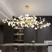 Gold Porcelain Pendant Light