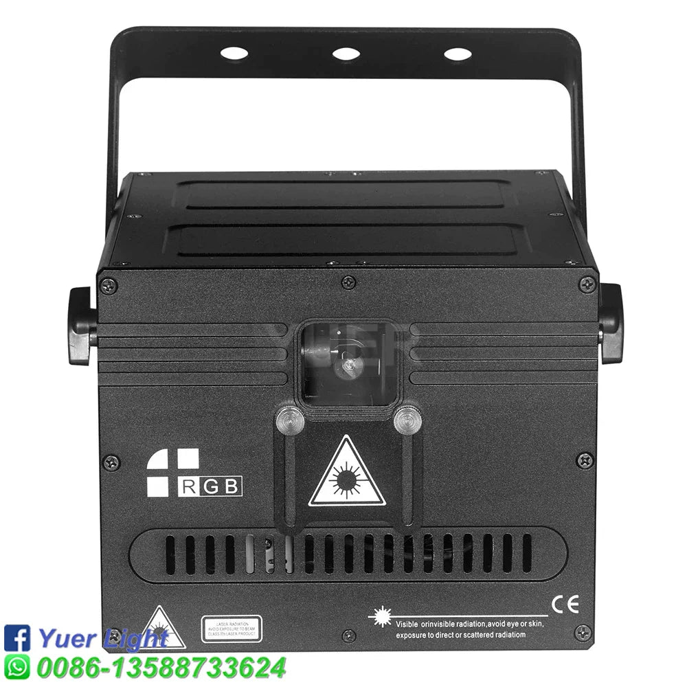 Decorbites™ 4W 3D-Animations-Laserlicht DJ-Scanner für Club, Disco, Party und Bühne