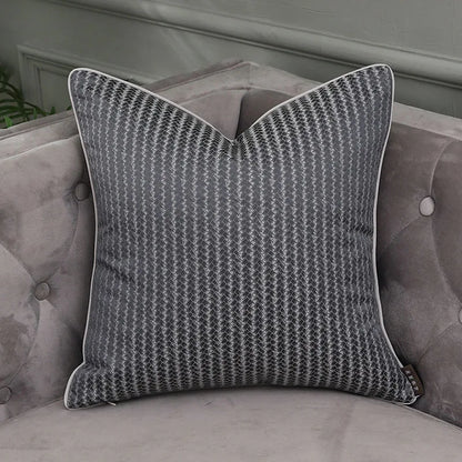 DecorBites™ Frosted Gold Satin Lumbar Pillow Covers - Luxe Sofa Cushion Cases