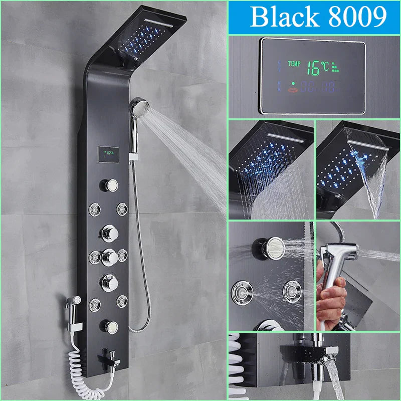Blue LED Shower System