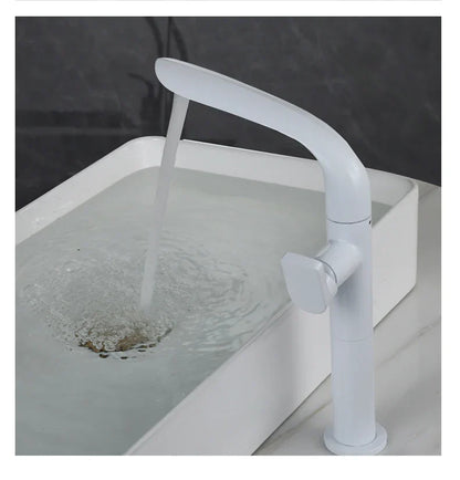 Decorbites™ Gebürsteter Goldiges Waschbeckenarmatur - Messing Einhebel-Badmischtap