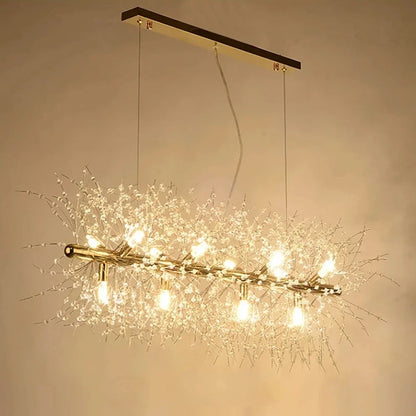 DecorBites™ Dandelion Chandelier LED Pendant Lamp for Dining Room Bedroom Shops