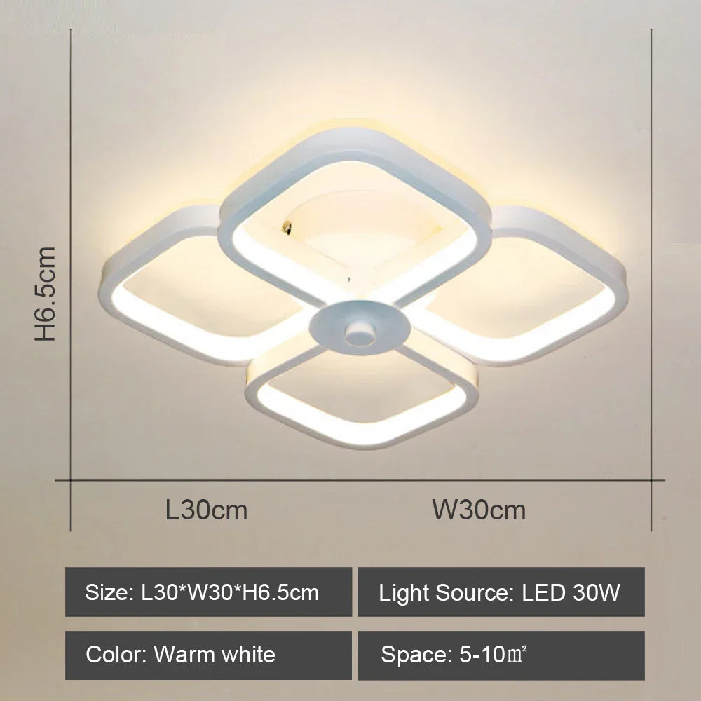 Decorbites™ LED-Deckenleuchte für modernes Wohnzimmer- und Schlafzimmerbeleuchtung