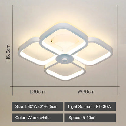 Decorbites™ LED-Deckenleuchte für modernes Wohnzimmer- und Schlafzimmerbeleuchtung