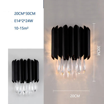 Decorbites™ Kristall-Wandleuchte: Moderne Lichtluxus für Wohnzimmer, Schlafzimmer und Flur.