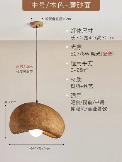 Decorbites™ Japanische Harz-Hängeleuchten für Esszimmer und Heimdekoration - Kreative suspendierte Leuchte