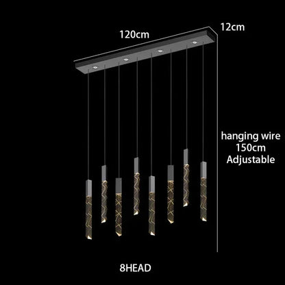 Decorbites™ Kristall-Chrom-LED-Kronleuchter: Luxuriöse Duplex-Treppen-Loft-Pendant-Lampe für das Wohnzimmer