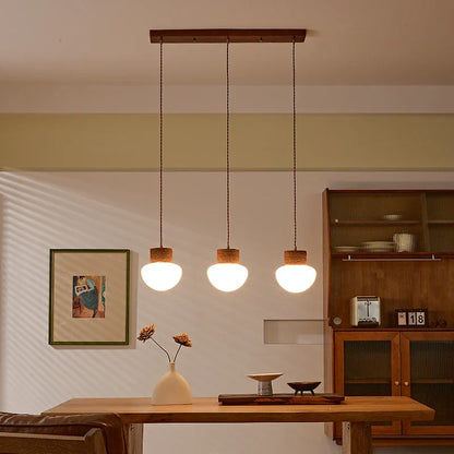 Decorbites™ Hanfseil LED-Hängeleuchte - Nordische Glasleuchte für die Raumdekoration im Haus