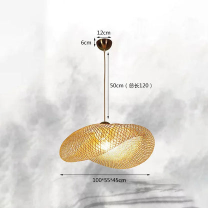 Decorbites™ Bambus-Leuchter: Handgefertigte LED-Hängeleuchte für Wohn- und Esszimmer.withOpacity
