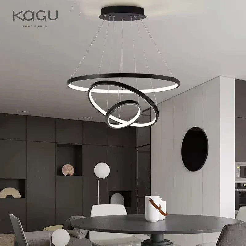 Decorbites™ LED-Deckenleuchter Rund Pendellampe für modernes Innenraumbeleuchtung im Zuhause