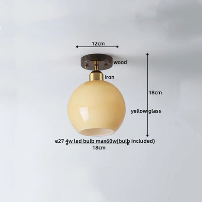 Decorbites™ LED-Deckenleuchte im japanischen Stil aus Glas für moderne Wohnzimmerbeleuchtung