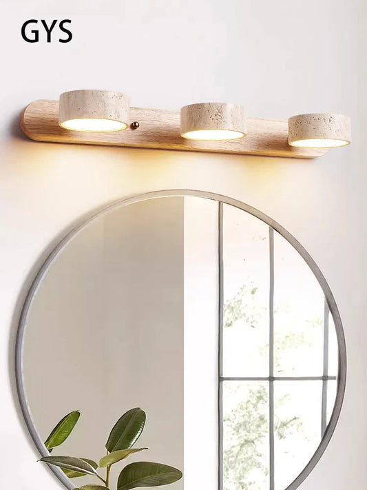 Decorbites™ Japanisches Retro-Steinwand-Spiegel-Licht für Badezimmer und Frisiertisch