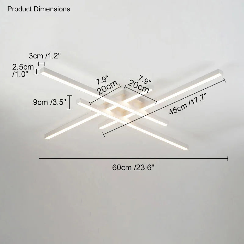 Decorbites™ Schwarze LED-Deckenleuchte Chandelier für das Hauptschlafzimmer und Wohnzimmer, energiesparende Beleuchtung