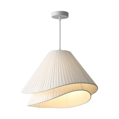 Decorbites™-Creme-Stoff-LED-Pendantleuchter für nordisches minimalistisches Heimdekoration