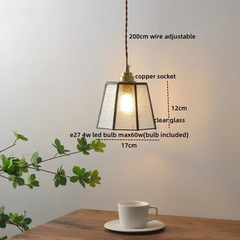 Decorbites™ Grüne Glas-LED-Pendantleuchten Moderne Hängelampe Heimdekoration