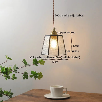 Decorbites™ Grüne Glas-LED-Pendantleuchten Moderne Hängelampe Heimdekoration