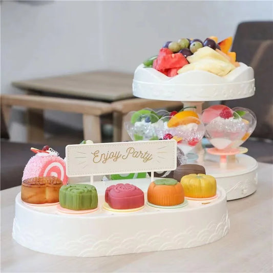 Decorbites™ Drehmaschine für Desserttisch zur Anzeige von Sushi, Cupcakes, Macarons
