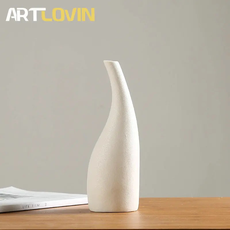 Decorbites™ Japanische Stil Keramikvasen für moderne Heimdekoration und künstliche Blumen