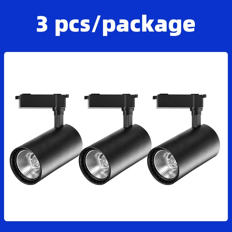 Decorbites™ COB-Hängeleuchter-Schienen-Decken-LED-Scheinwerfer für Wohnzimmer, Laden-Schienenbeleuchtung