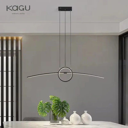 DecorBites™ LED Ceiling Chandelier: Modern Minimalist Kitchen Dining Table Lighting