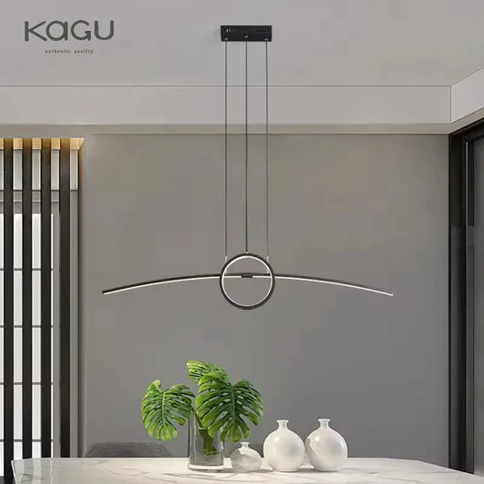 DecorBites™ LED Ceiling Chandelier: Modern Minimalist Kitchen Dining Table Lighting