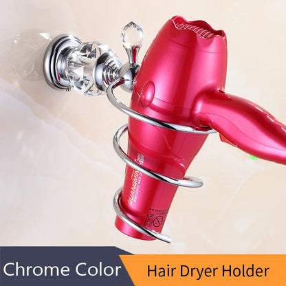 DecorBites™ Crystal Brass Gold Bathroom Accessories Set