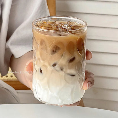 Decorbites™ Glas Café-Kaffeetasse Wasserglas Eiskaffee Americano Saftglas