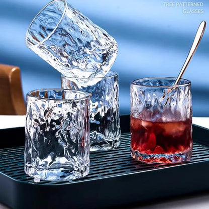 DecorBites™ Glass Storage Rack: European Metal Cup Holder with Christmas Reindeer Decor