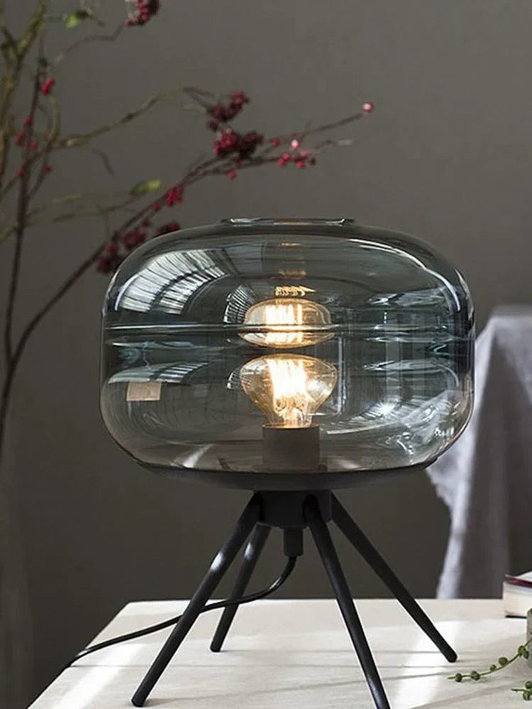 Decorbites™ Glas-Schreibtisch: Modern dekorativer LED-Wohnzimmer-Schlafzimmer kreativer Glas-Dekor-Schreibtisch
