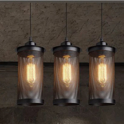 Decorbites™ Industrielles Nordisches Schwarzes Eisenkäfig-Pendant-Licht Loft-Hängelampe