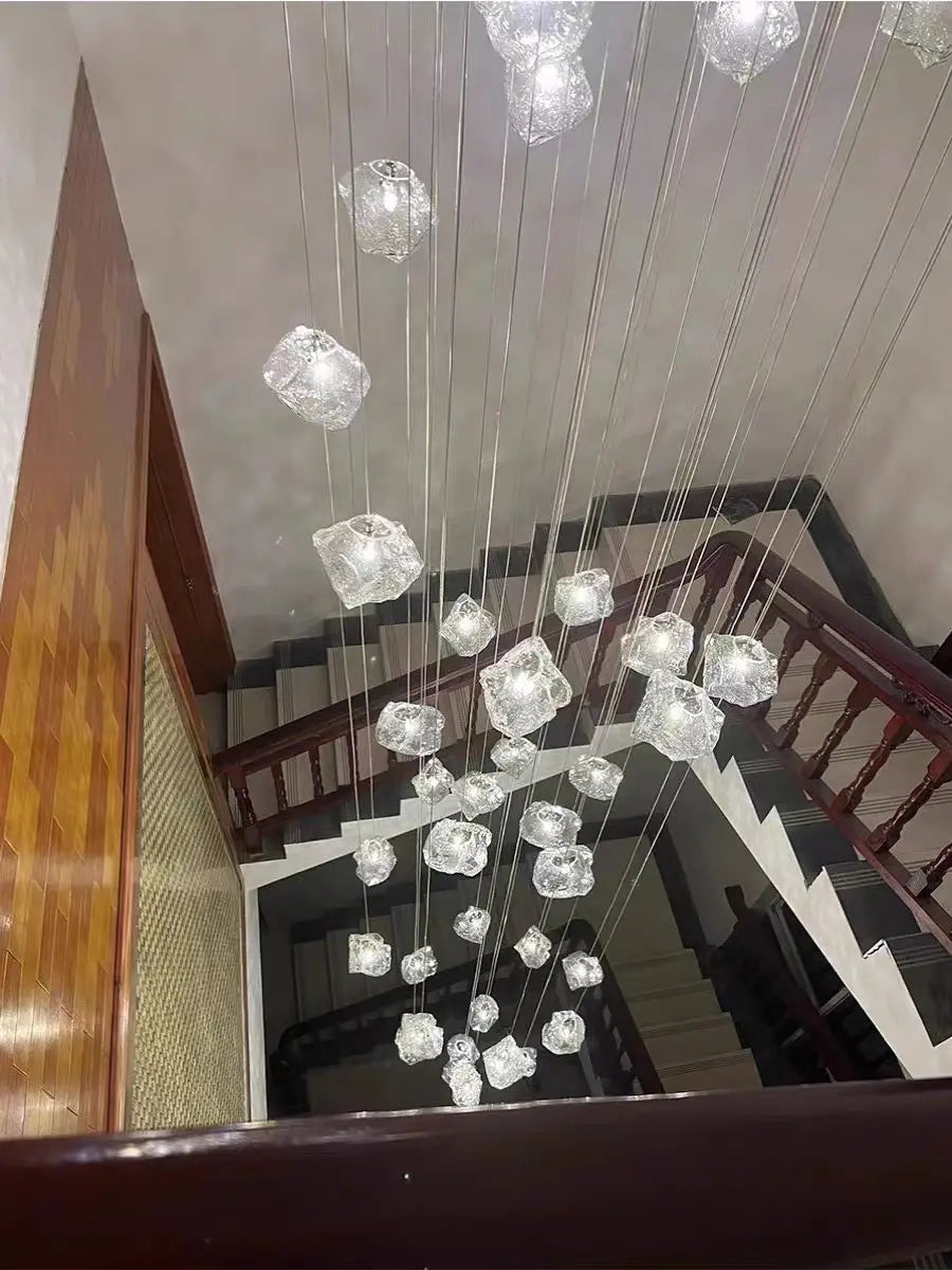 Decorbites™ Würfel-Kronleuchter Anhängerleuchten für Restaurant Loft Treppenhaus Schlafzimmer Kunst-Dekoration