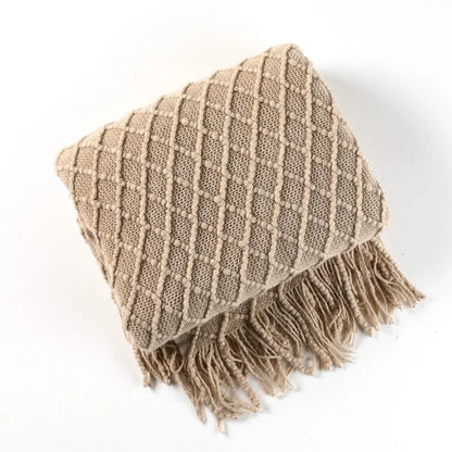 Decorbites™ Gemütliche Strick-Sofadecke - Winterliches Komfort für Zuhause und Home-Office-Nickerchen