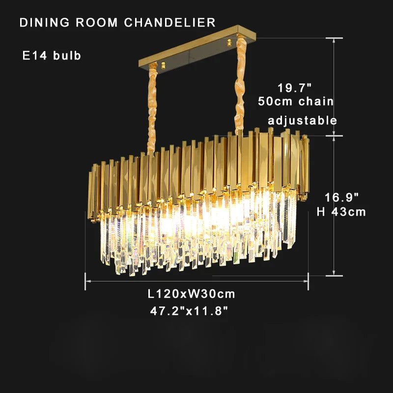 Gold Crystal Ceiling Chandelier 2-Layer Dia150cm