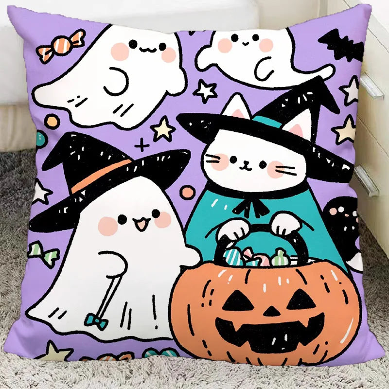 Decorbites™ Halloween-Plüsch-Kartoffelkissen für Wohnzimmer und Schlafzimmer, festliche Dekoration