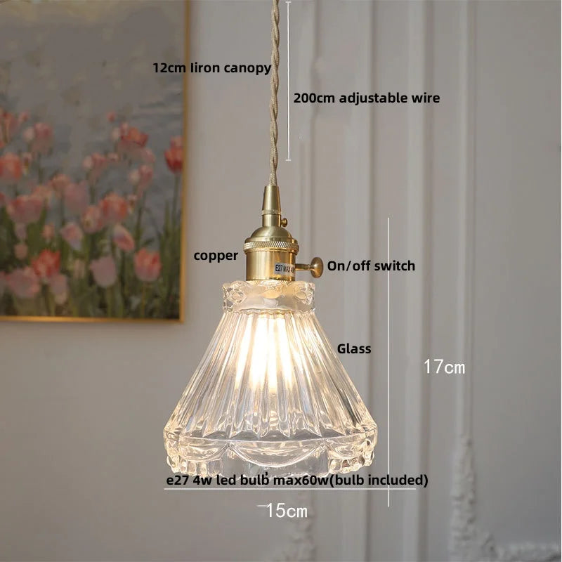 Decorbites™ Glas-LED-Pendantleuchte: Nordisches modernes Design, verstellbare Hängeleuchte