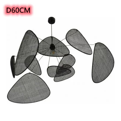 Decorbites™ Handgefertigte Rattan-Kunst-Pendant-Leuchter für modernes Wohnzimmer, Esszimmer, Schlafzimmer.