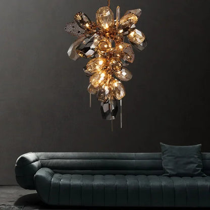 Decorbites™ Kristall-Duplex-Kronleuchter – Modernes Designer-Beleuchtung für das Wohnzimmer