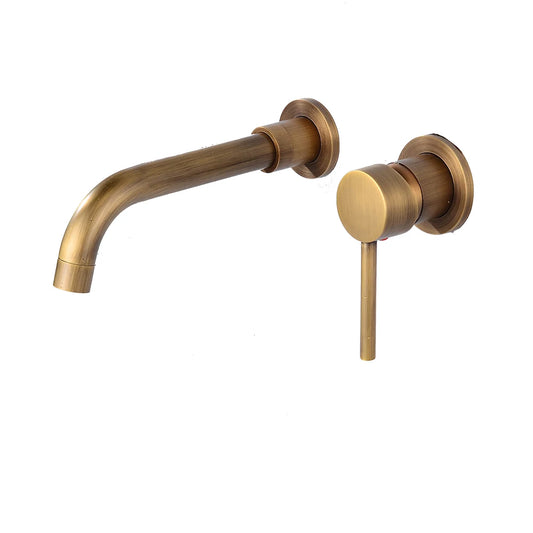 Brass Wall Mounted Bathroom Faucet