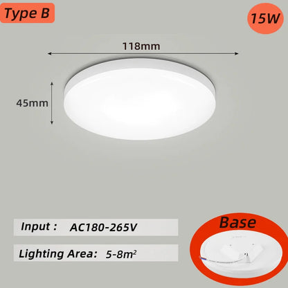 Decorbites™ LED-Deckenleuchter: Modernes 220V-Leuchten für das Wohnzimmer mit ultradünnem Design