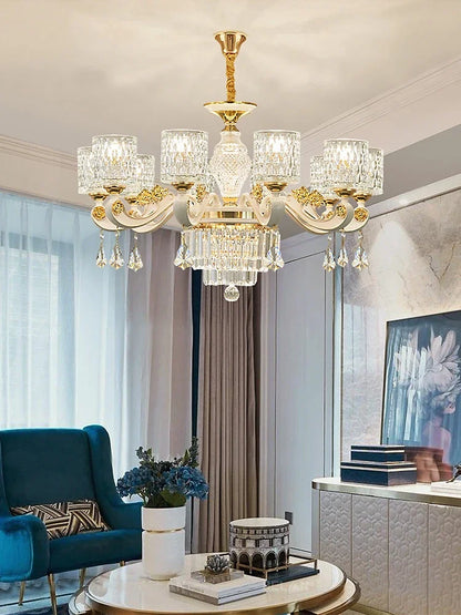 Decorbites™ Kristall-Deckenleuchter: Moderner europäischer Stil, hochwertiger Luxus für Wohnzimmer, Esszimmer
