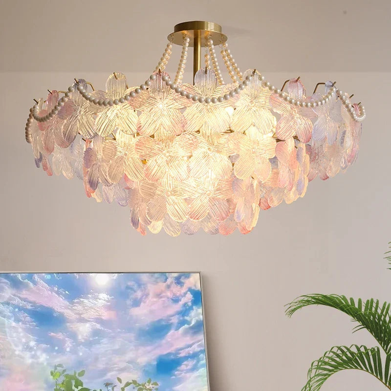 Decorbites™ Blattloser Kristall-Lüster: Moderne französische Beleuchtung für Wohnzimmer und Schlafzimmer