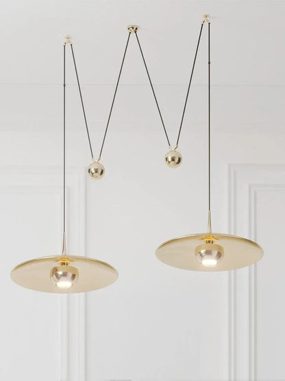 Postmodern Adjustable Metal Pendant Light