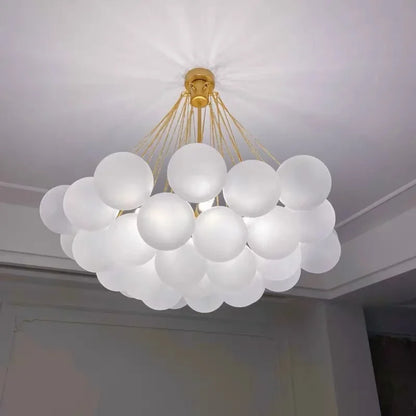 Decorbites™ Glasleuchter: Nordischer 19/37 Kugel-LED-Licht, Schwarzgold-Hängeleuchte für die Hausdekoration