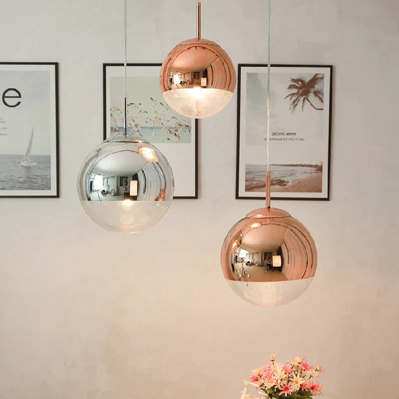Decorbites™ Glasball-LED-Kronleuchter: Luxuriöses modernes Ein-Kopf-Design für Wohn- und Geschäftsraum