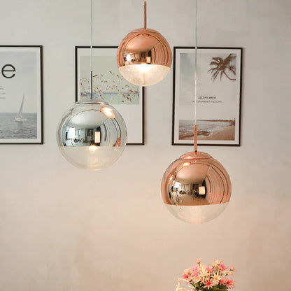 Decorbites™ Glasball-LED-Kronleuchter: Luxuriöses modernes Ein-Kopf-Design für Wohn- und Geschäftsraum
