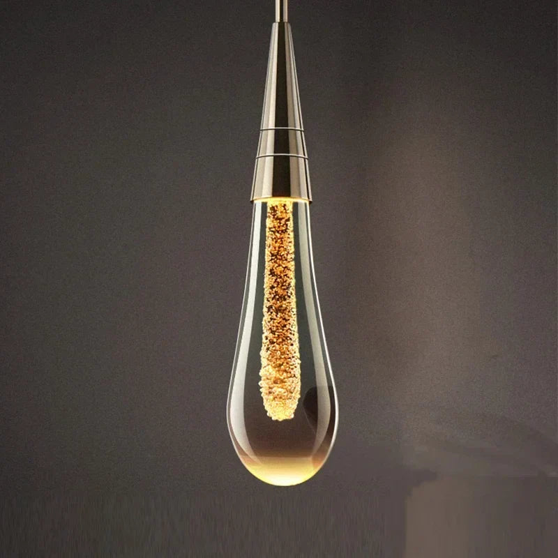 DecorBites™ Crystal Drop Chandelier: Elegant Lighting for Home Decor, Living Room, Dining Room, Lobby