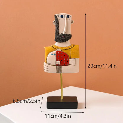 Decorbites™ Abstrakte Menschenstatue Figur für Wohnzimmer Büro Dekoration