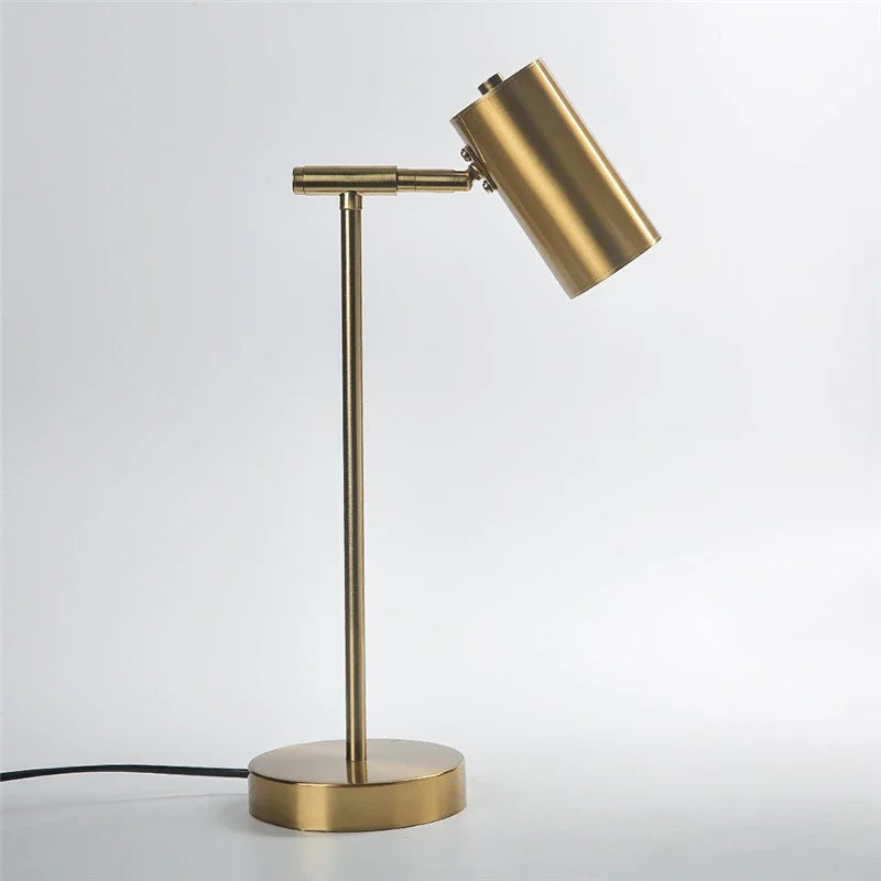 Decorbites™ Goldene Tischlampe: Moderne Augenschonende Leseleuchte für Schreibtisch